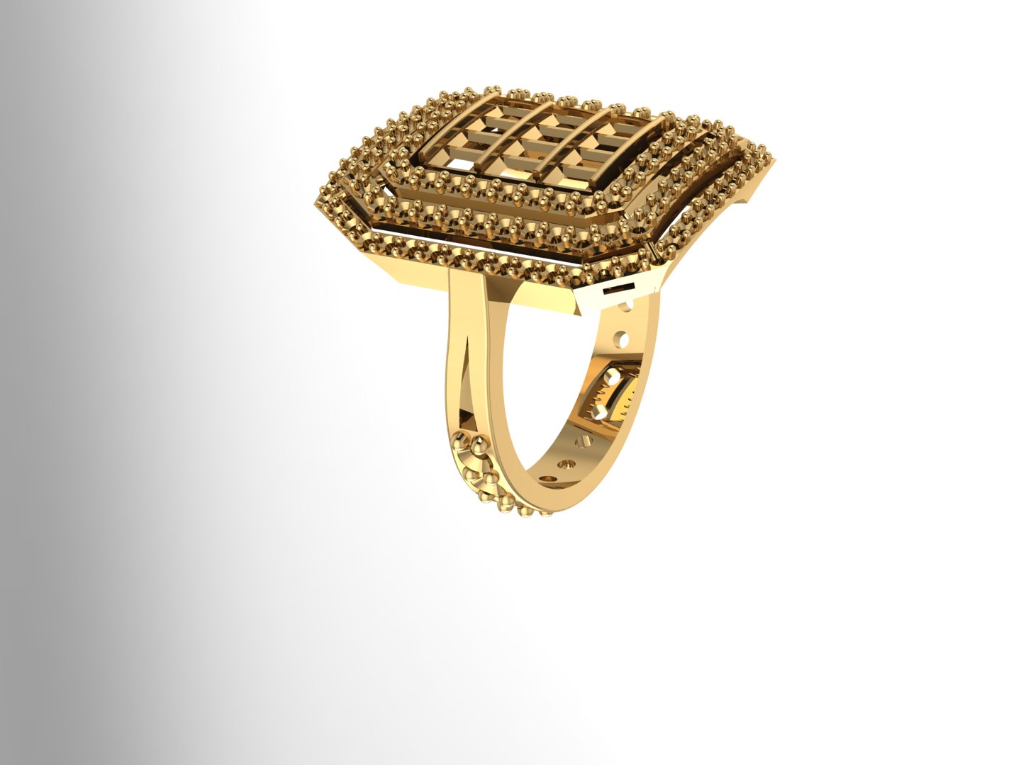 Elegant Baguette Diamond Ring — view 5