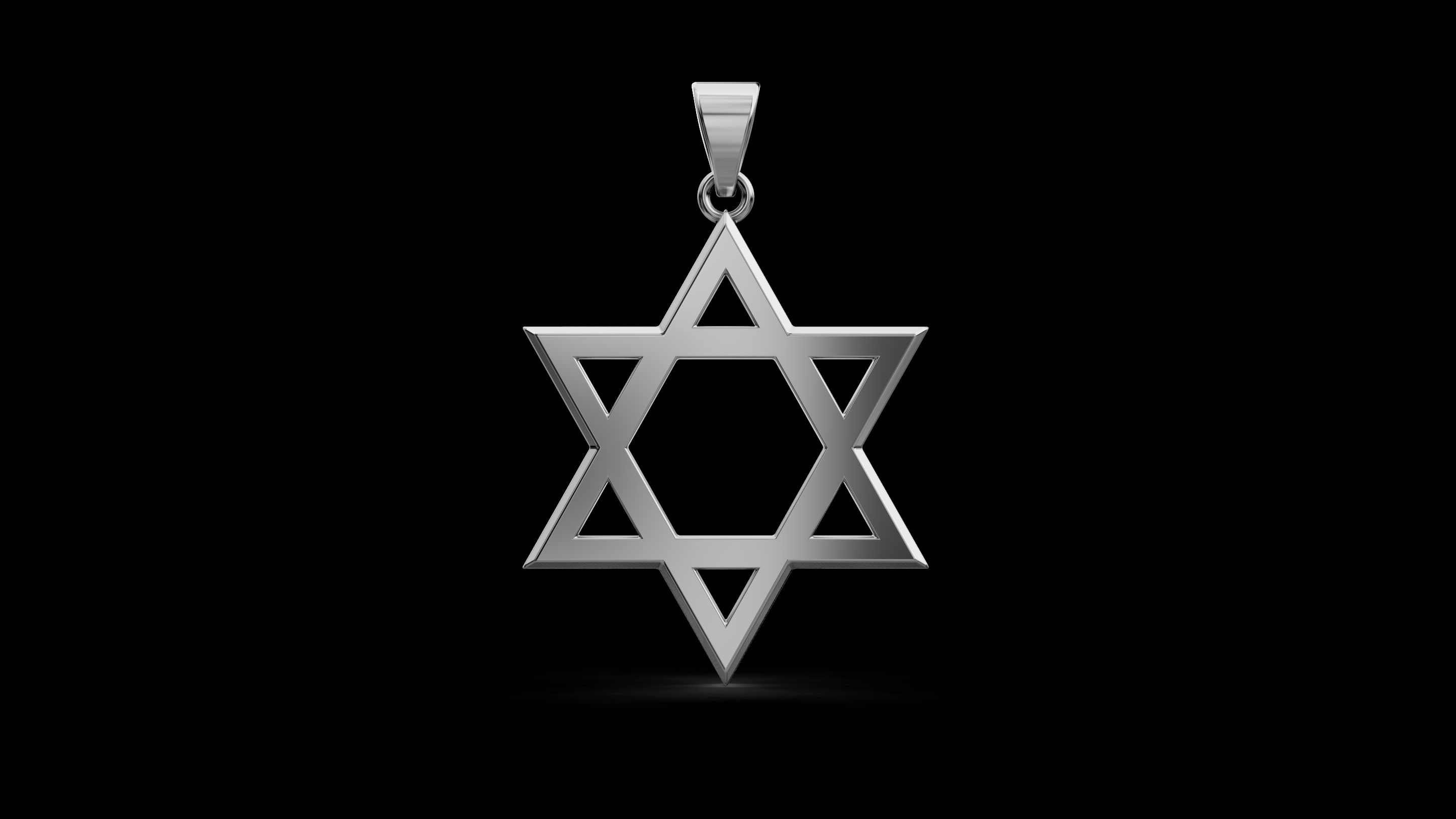 Star of David Pendant Jewish Necklace