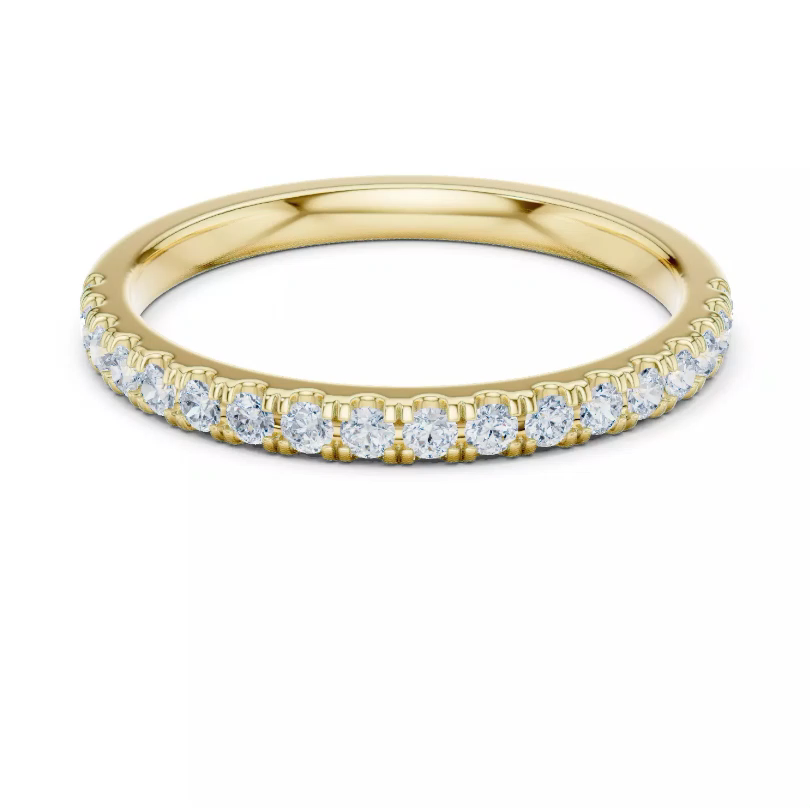 Shared-Prong 1.6mm Diamond Eternity Band