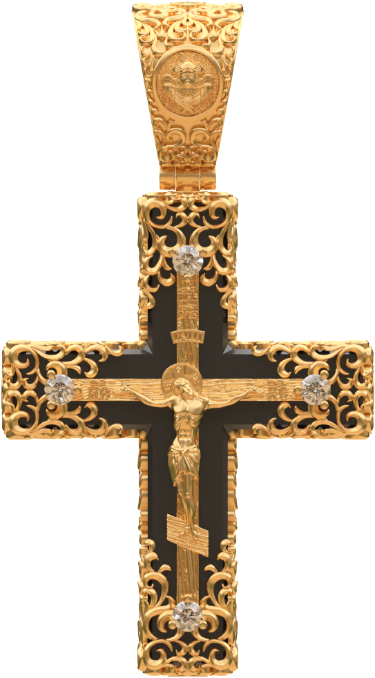 Orthodox cross , insert made of wood or stone. — view 8