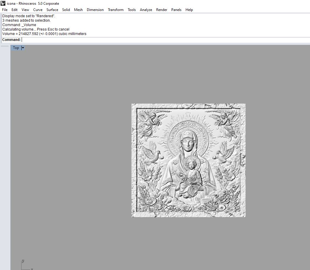 Ornate Madonna Child Religious Icon Panel — view 8
