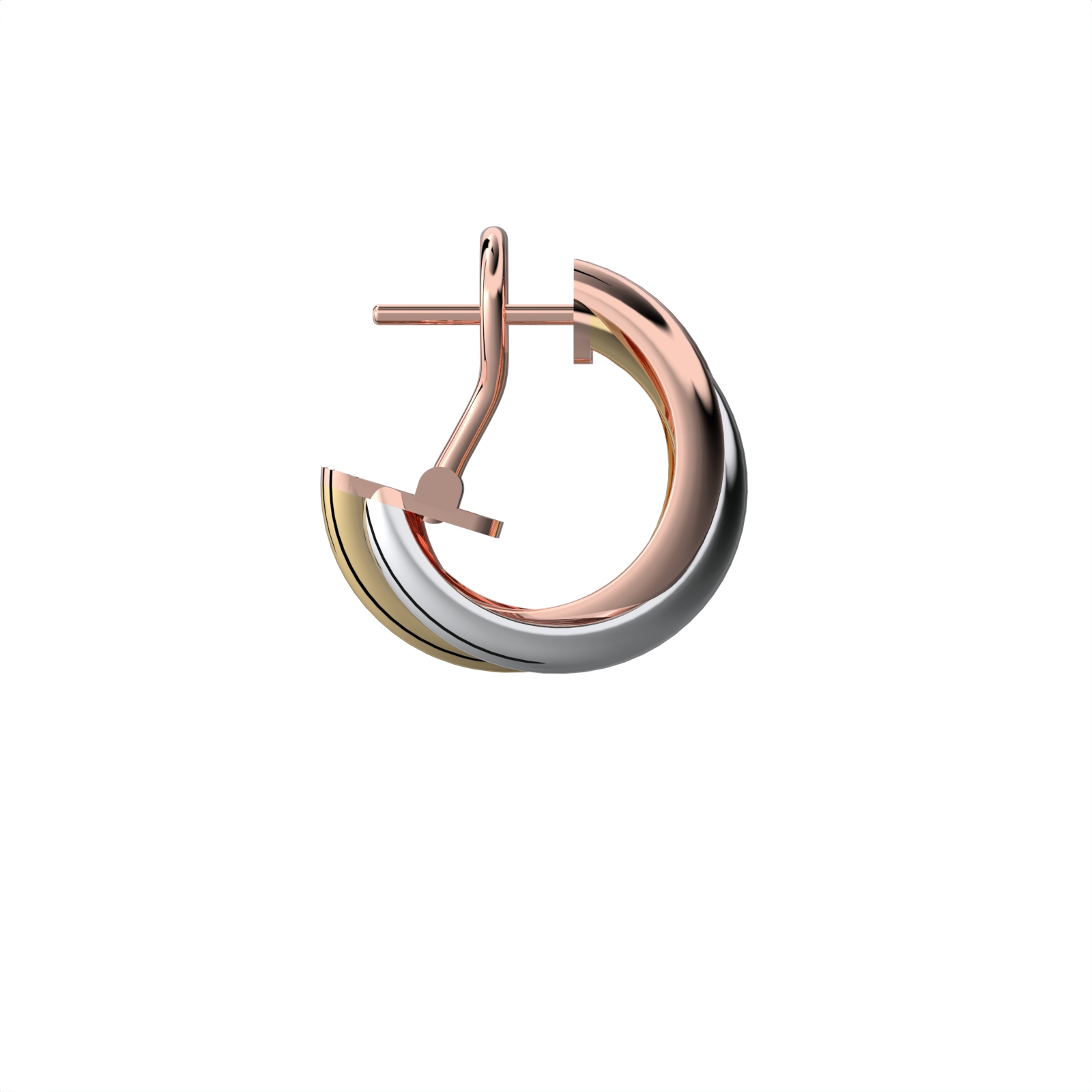 earrings TRINITY 1 19mm — view 4