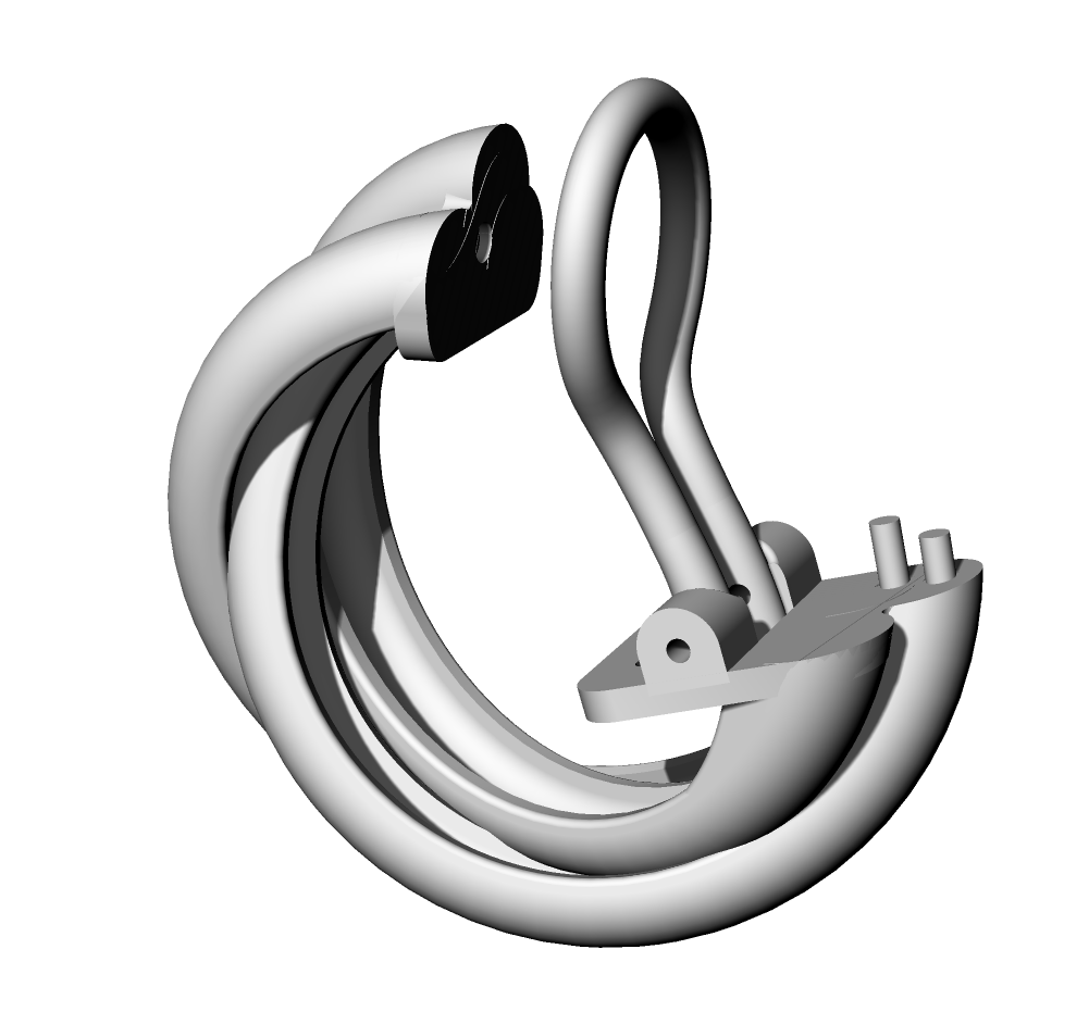 earrings TRINITY 1 19mm — view 8