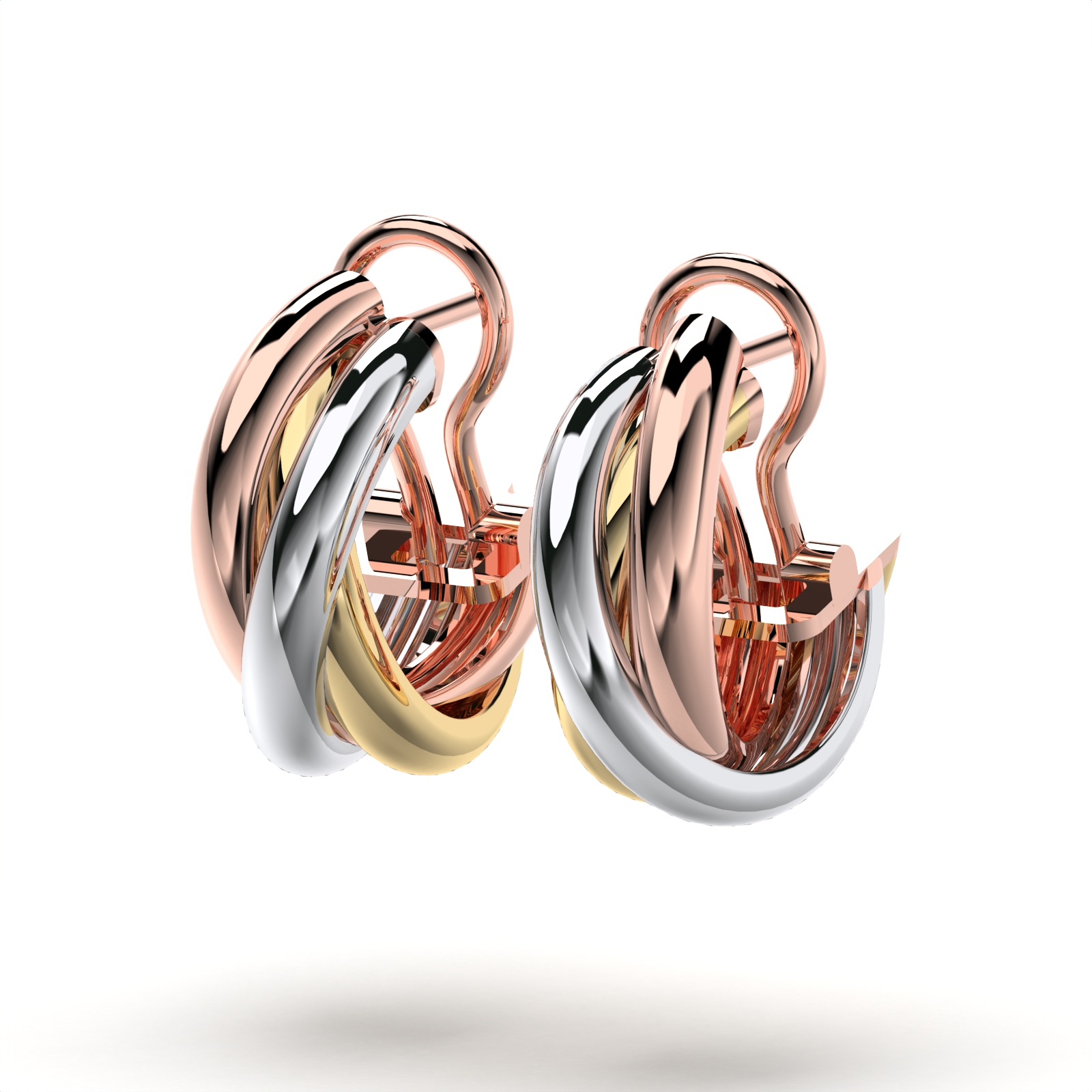 earrings TRINITY 1 19mm — view 2