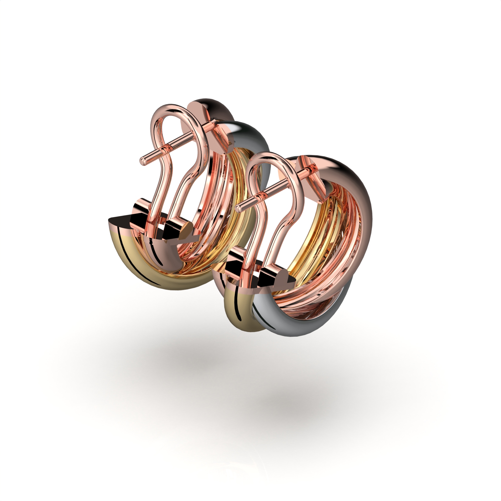 earrings TRINITY 1 19mm — view 5