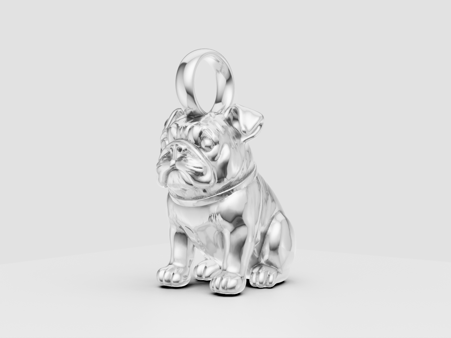 Bulldog Charm 3D Model