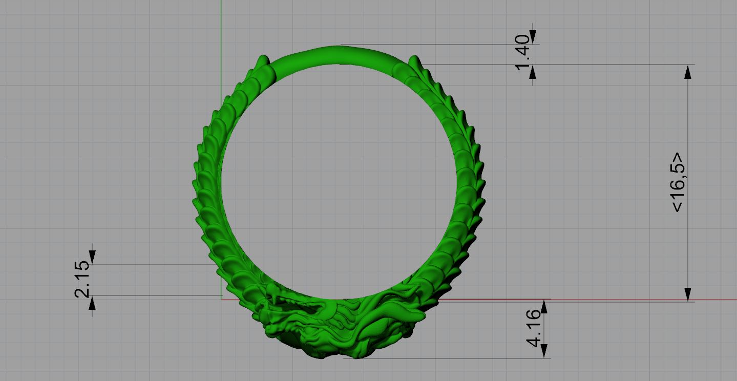 Mythic Dragon Serpent Ring — view 4