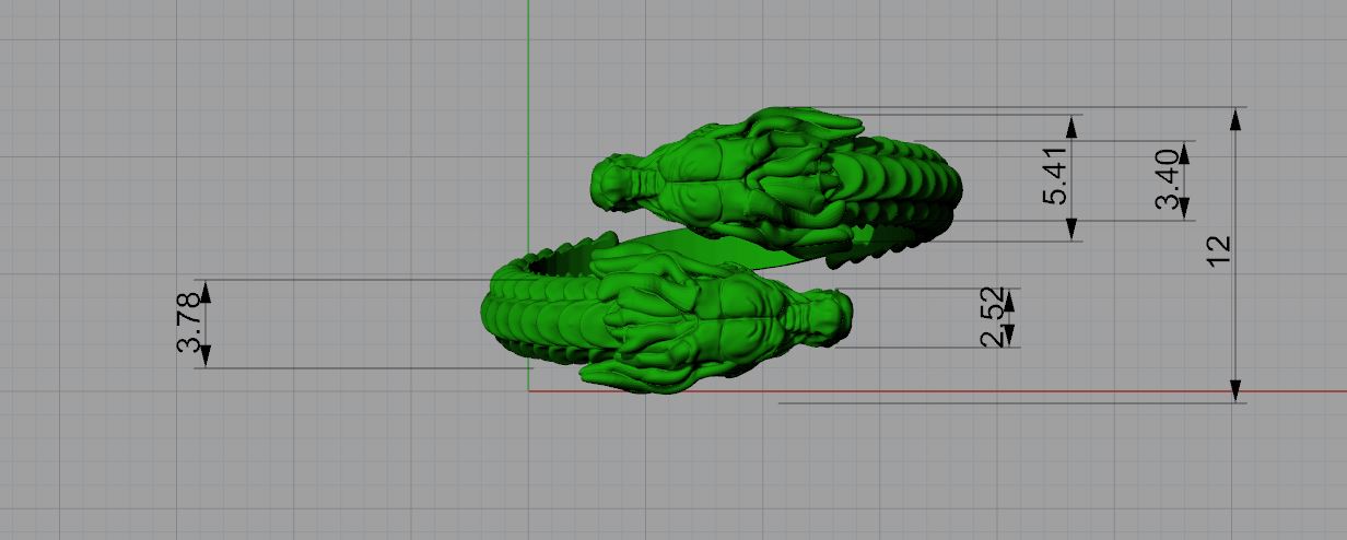 Mythic Dragon Serpent Ring — view 6
