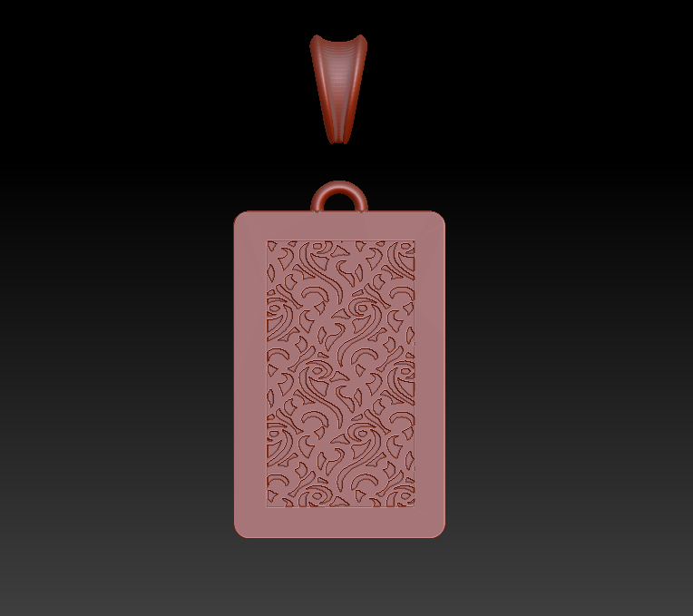 Skeleton Queen of Spades Playing Card Pendant — view 6