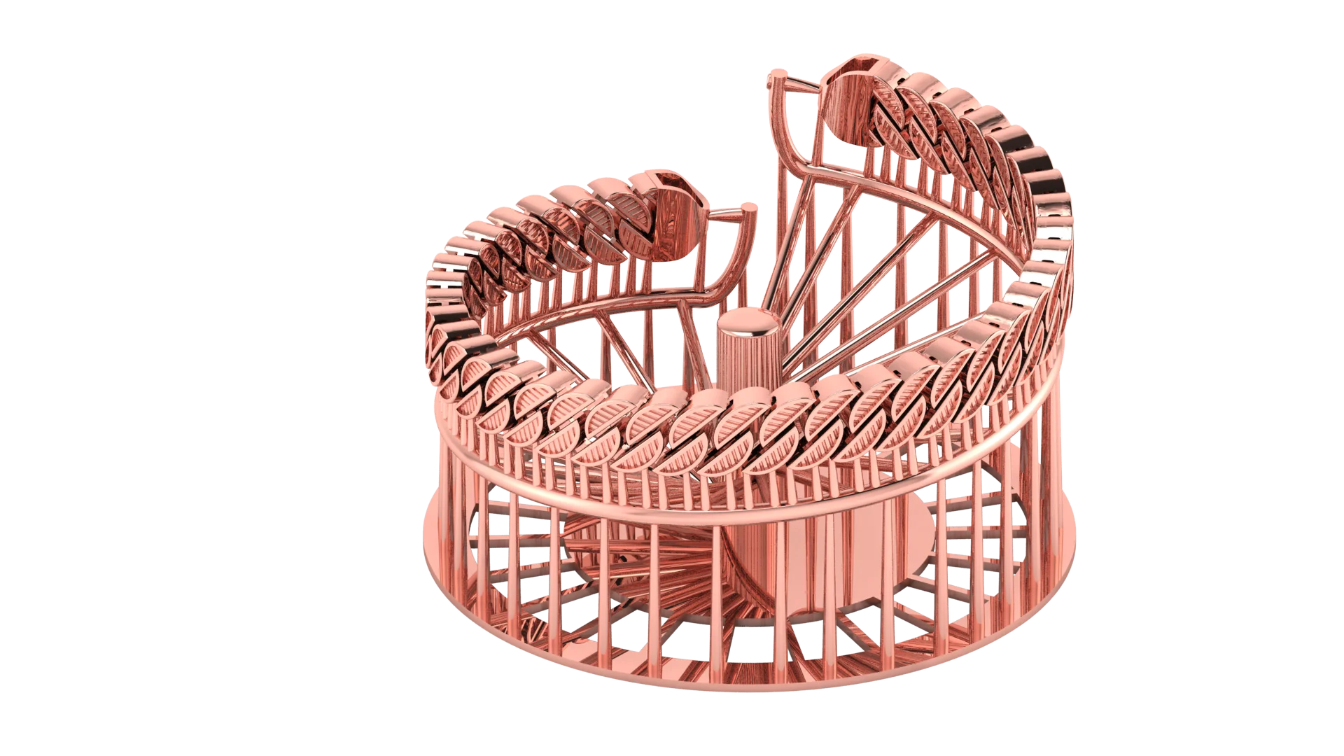 5 SIZE TEXTURE MIAMI CUBAN LINK 3D BRACELET — view 7