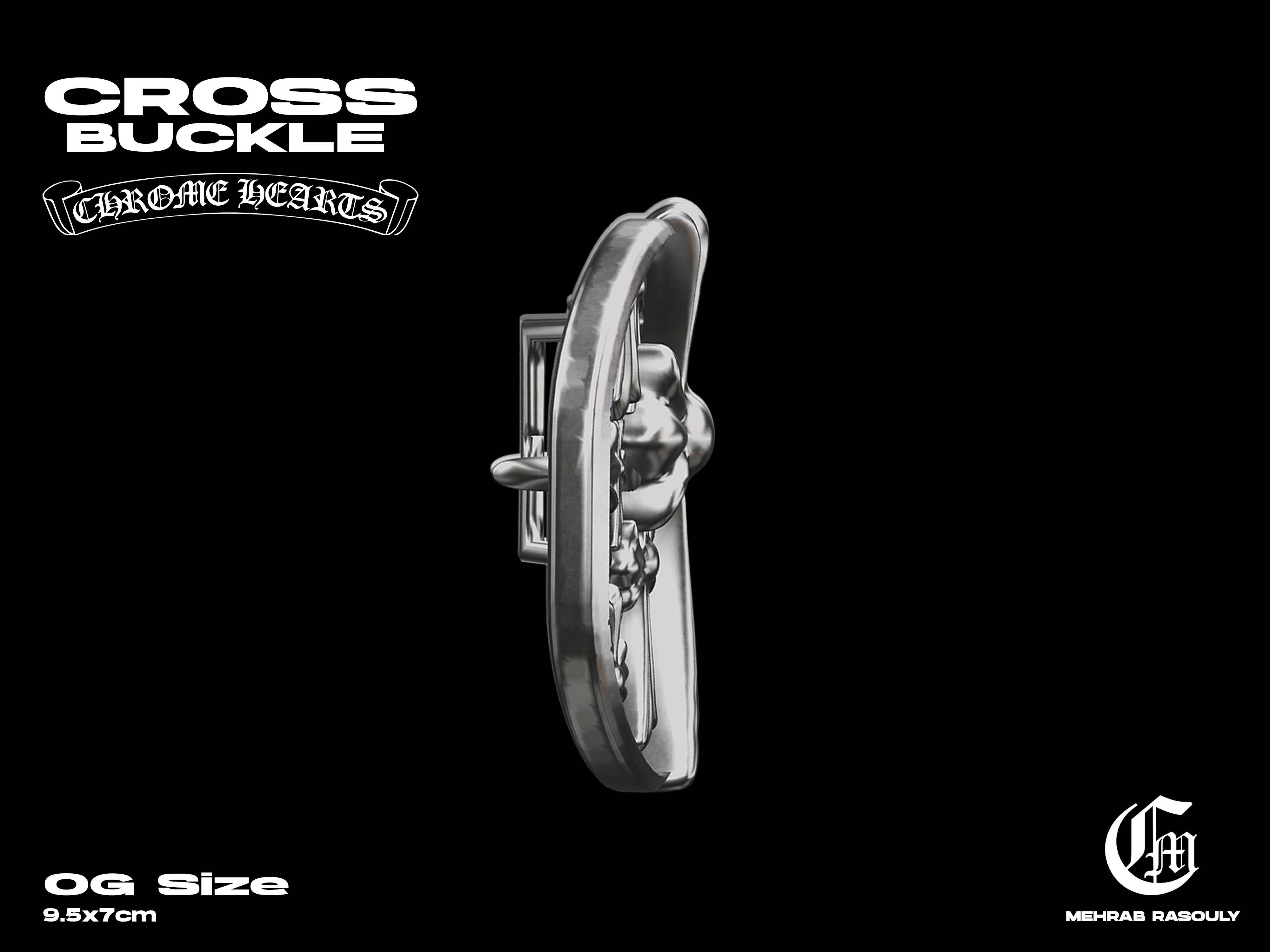 Chrome Hearts Cemetery Multiple Cross Buckle (2 Version) — view 5