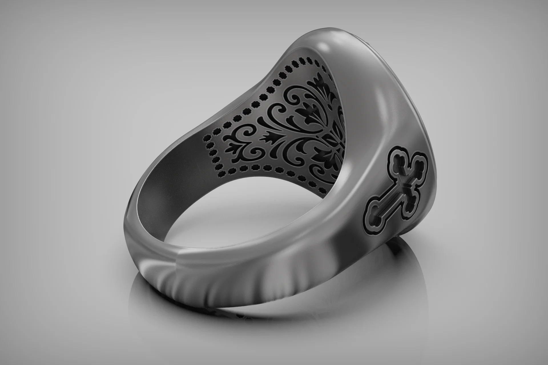 Saint Peter Apostle Signet Ring — view 8