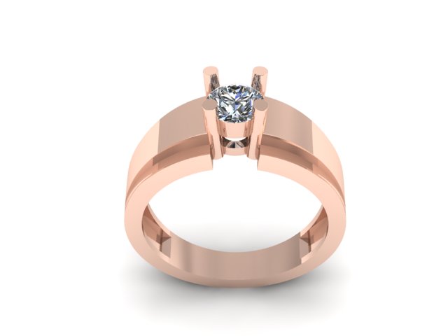 men wedding and engagement ring for diamond — view 6