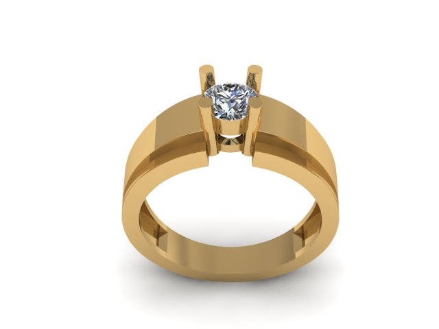 men wedding and engagement ring for diamond — view 4