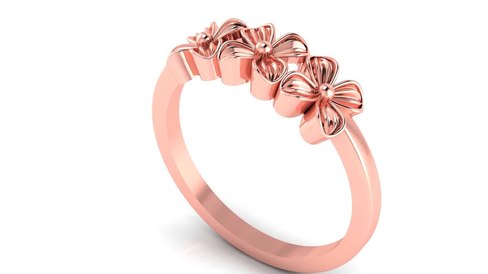 wedding engagement women ring 3dm stl render L1 — view 1