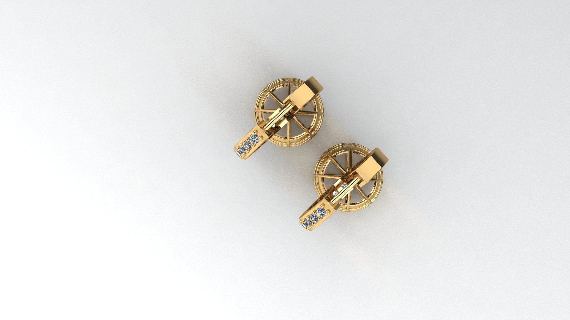 Elegant Dangling Hoop Earrings — view 4
