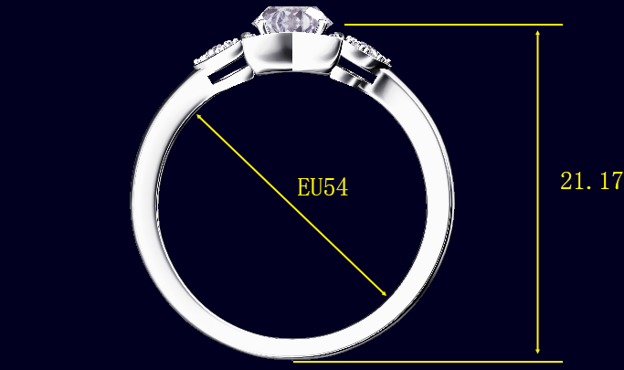Quatrefoil Halo Ring with Leaf Split Shank — view 7