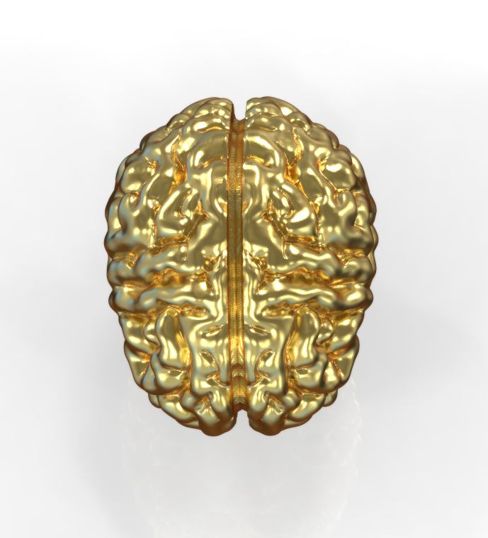 Anatomical Brain Pendant Unique — view 2