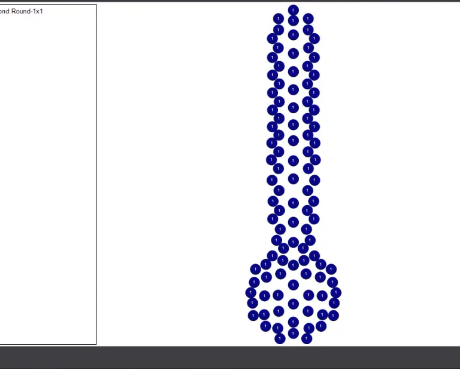 Pavé Phallus U-Link Drop Earrings light weigth — view 4