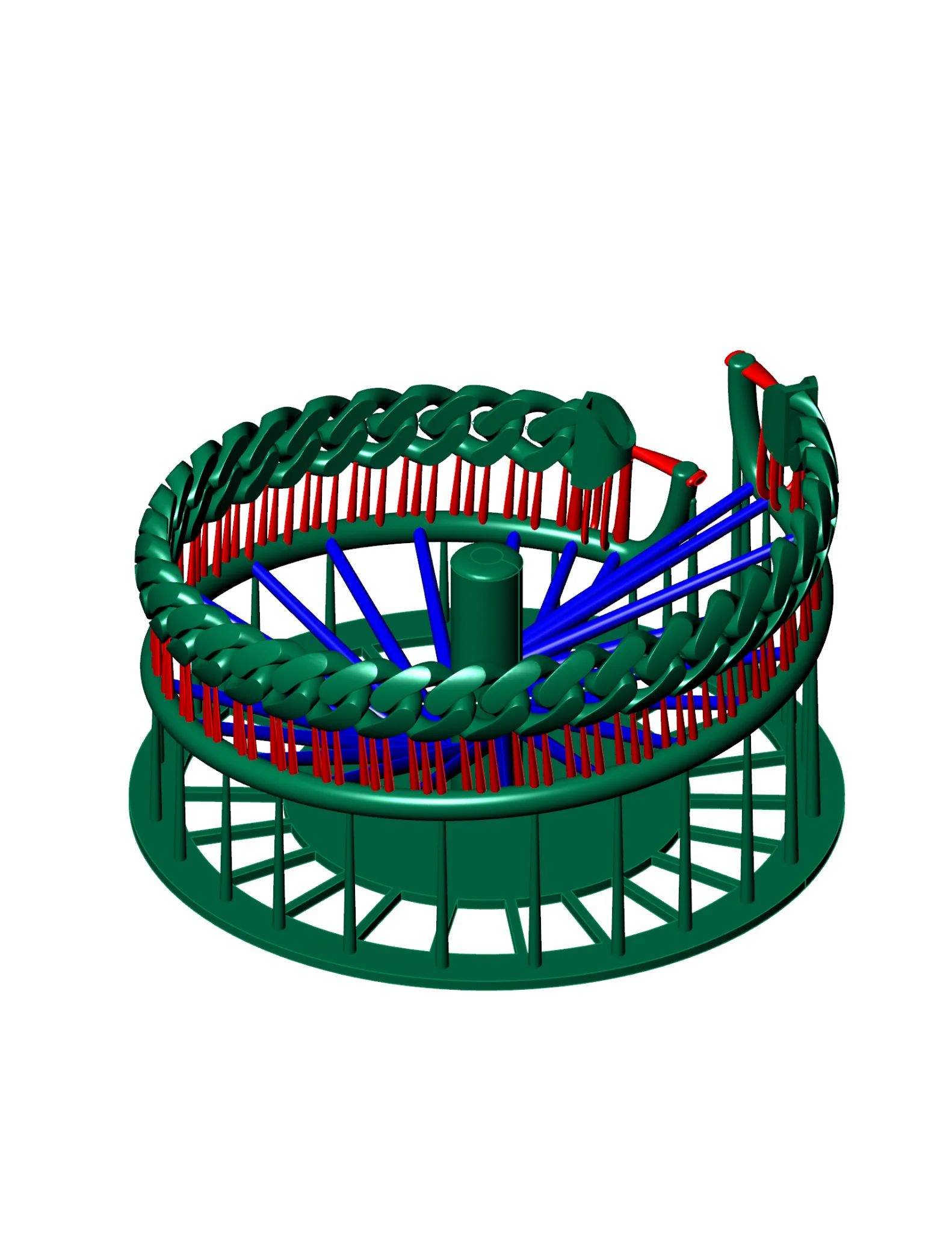5 Size Cuban Chain 3D Model at an Unbeatable Price — view 4