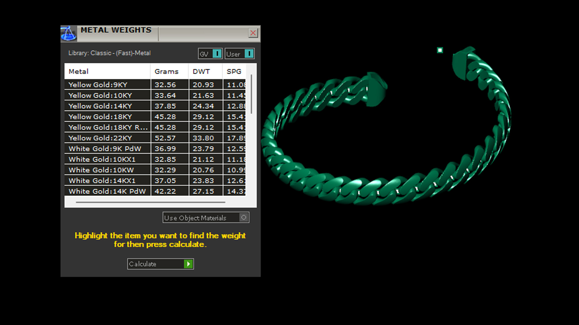 5 Size Cuban Chain 3D Model at an Unbeatable Price — view 7
