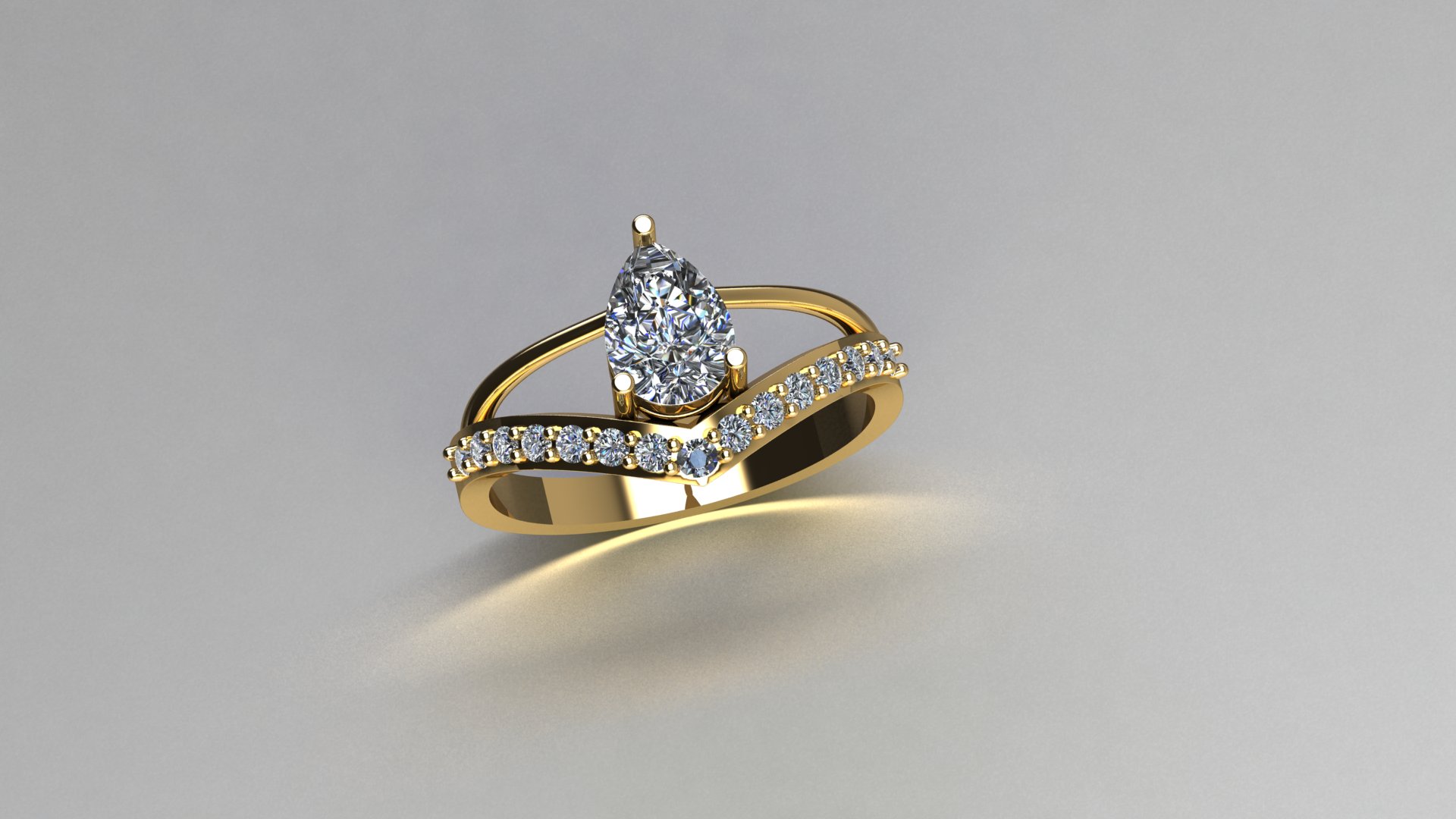 Classic Contoured Simple Band Ring — view 2