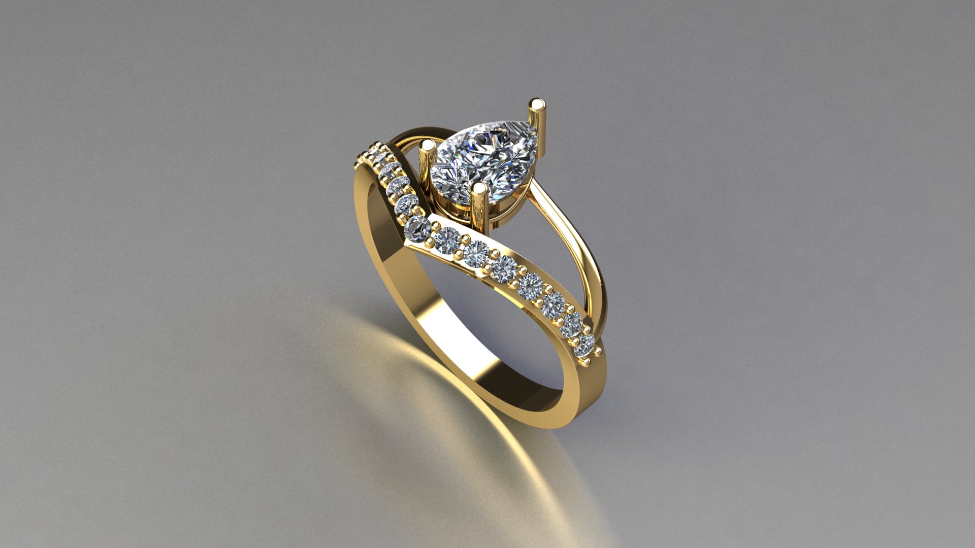 Classic Contoured Simple Band Ring — view 3
