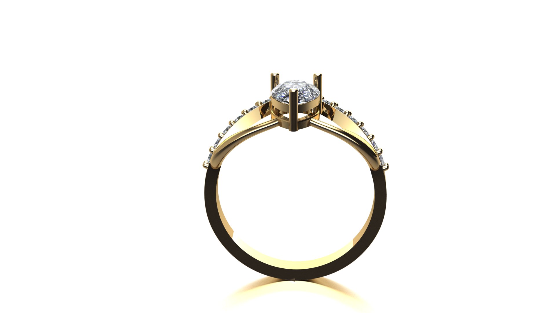 Classic Contoured Simple Band Ring — view 5