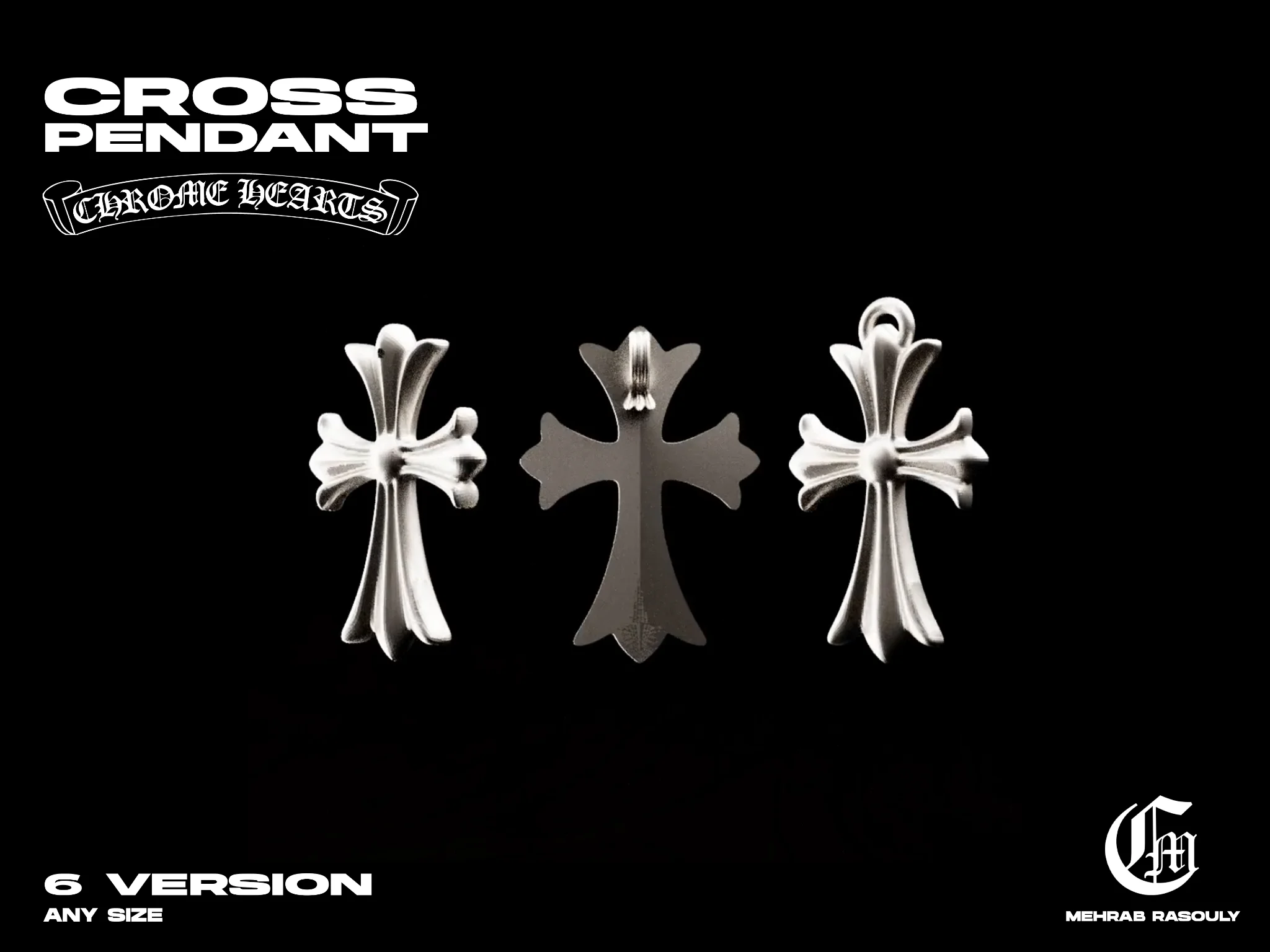 Chrome Hearts Cross Pendant (6 Version) — view 8