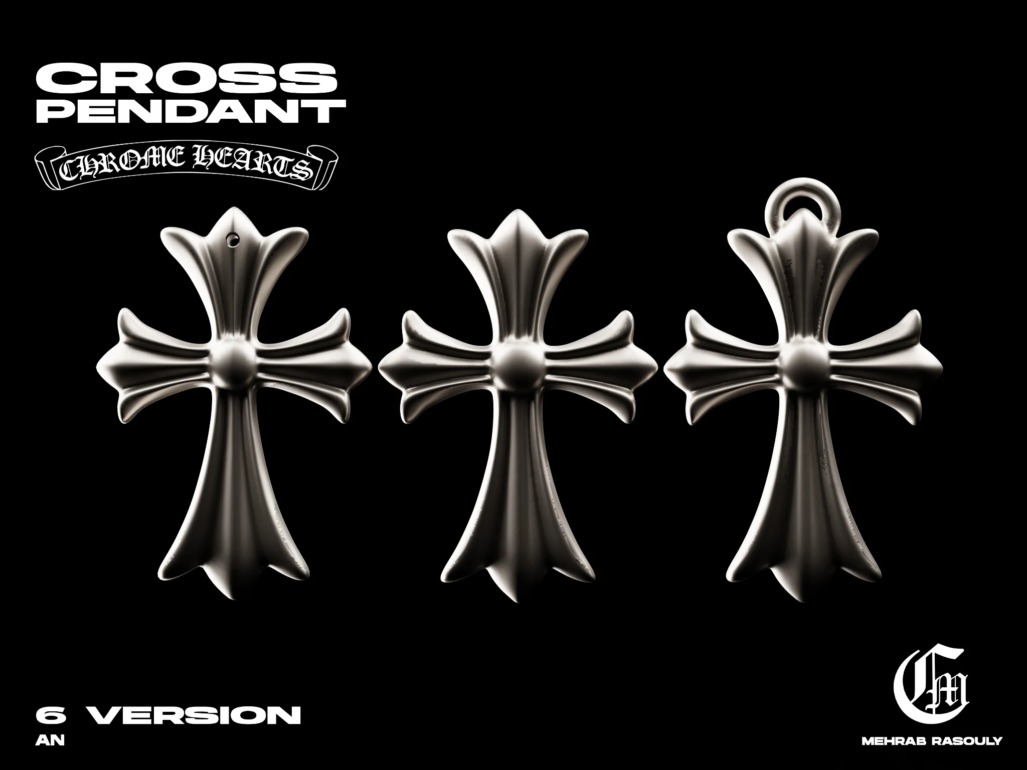 Chrome Hearts Cross Pendant (6 Version) — view 5