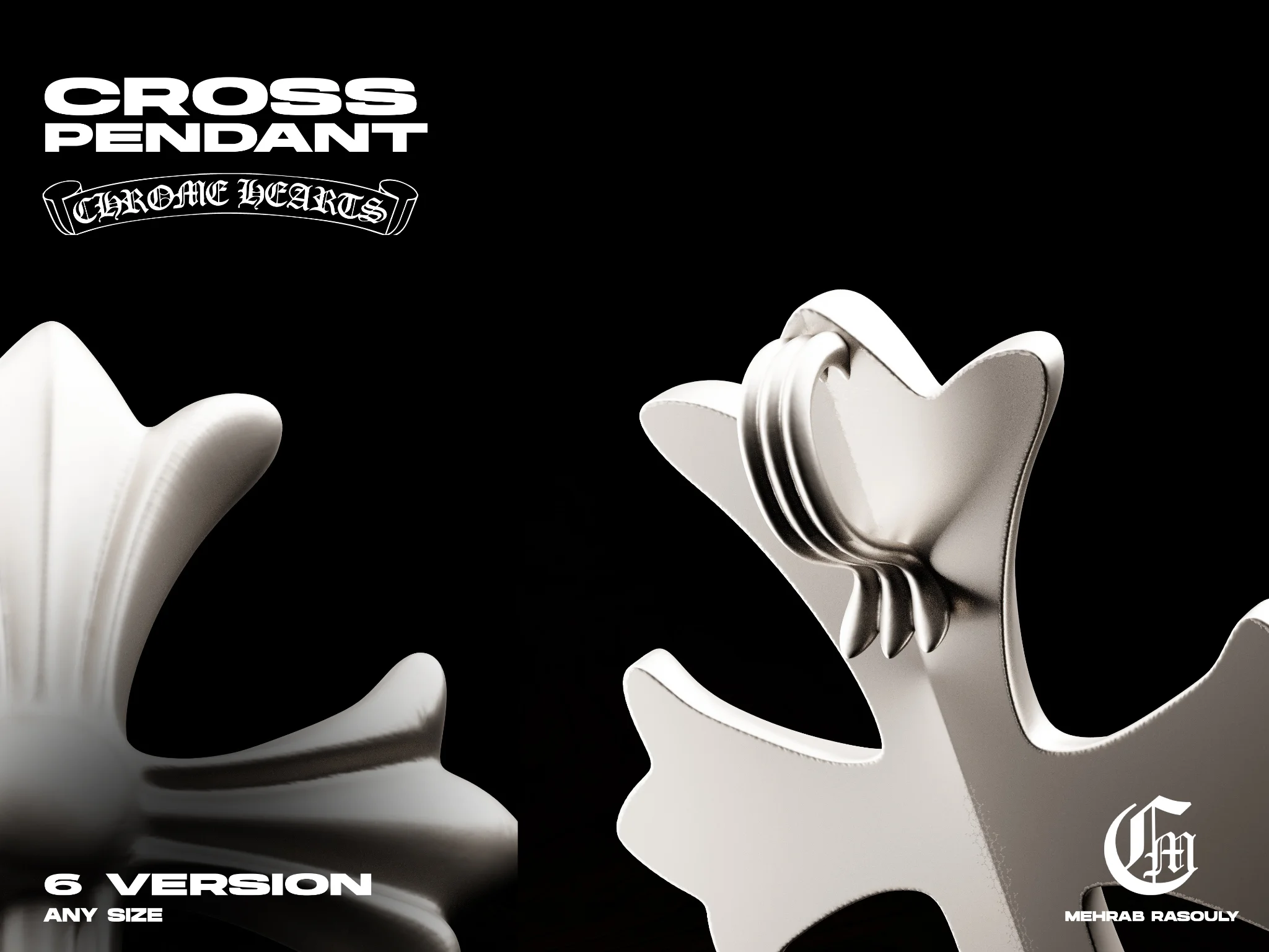 Chrome Hearts Cross Pendant (6 Version) — view 4