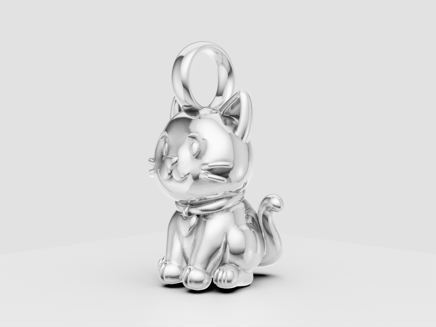 Cat Charm 3D Model