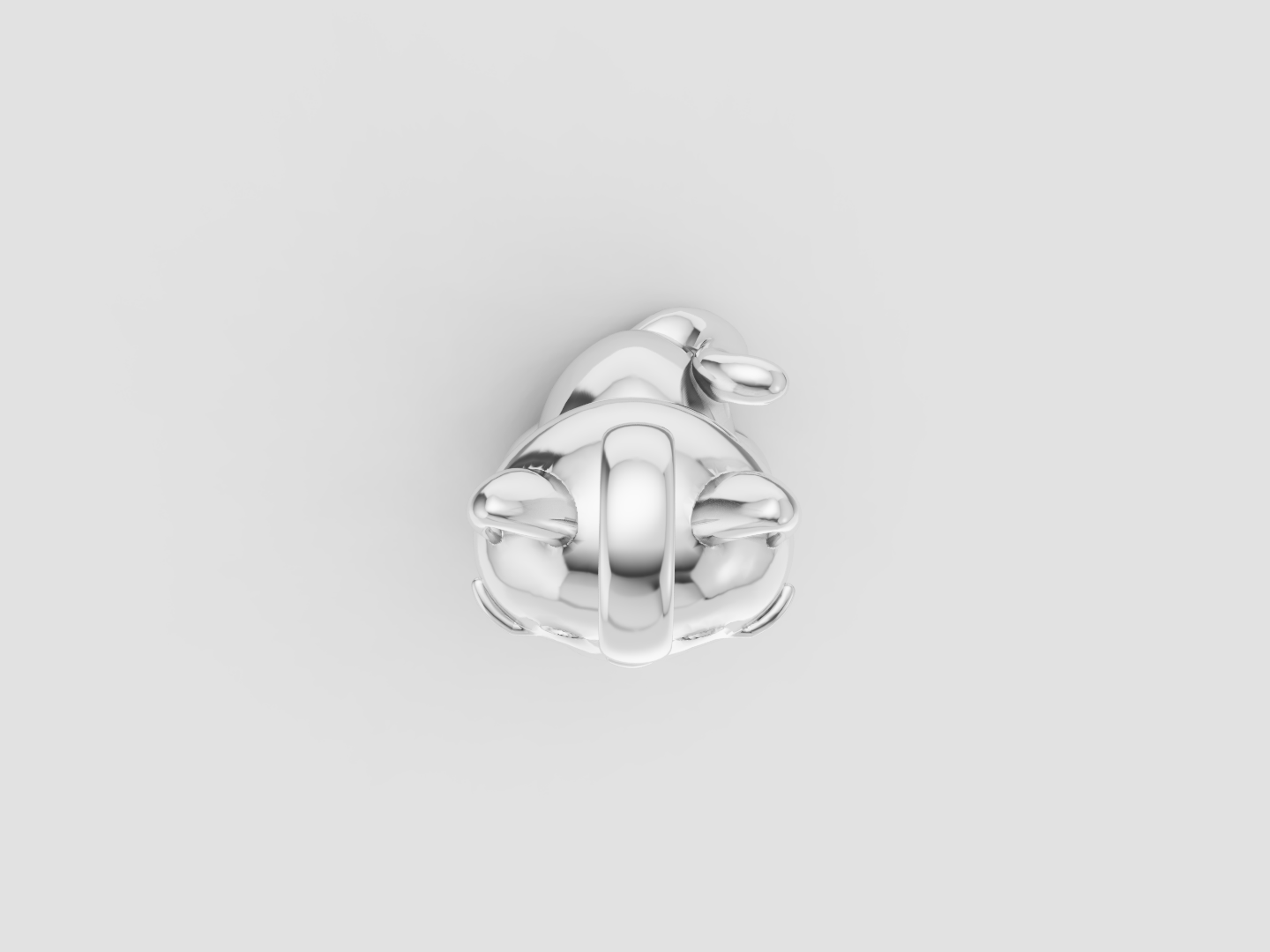 Cat Charm 3D Model — view 5