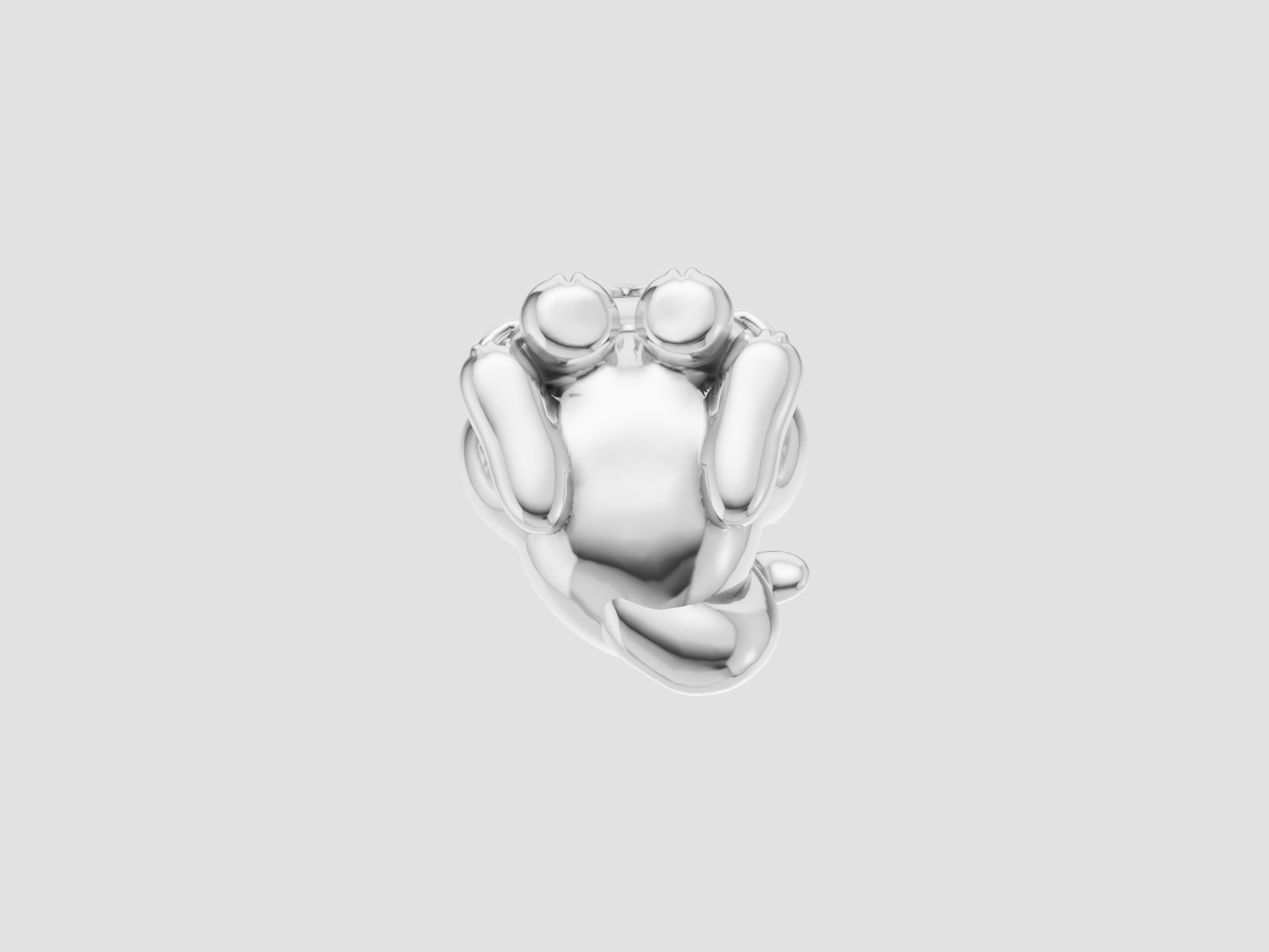 Cat Charm 3D Model — view 6