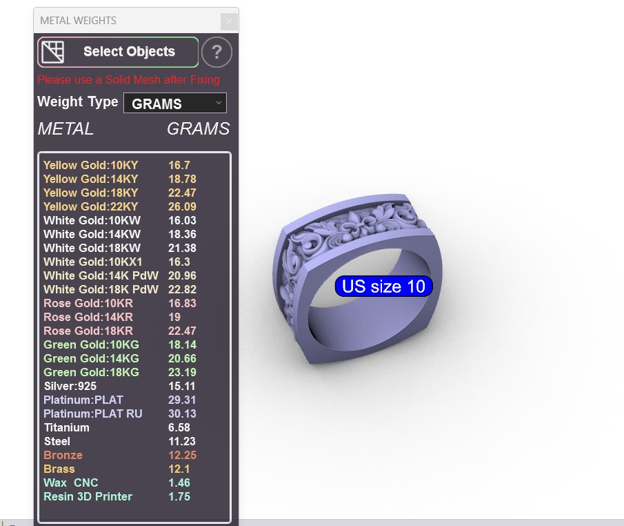 Baroque Acanthus Scroll Fleur-de-lis Band Ring — view 6