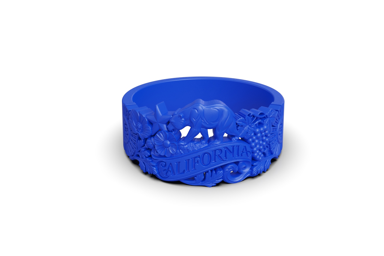 California Republic Bear State Pride Ring — view 7