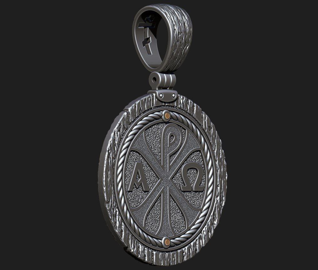 CROWN OF THORNS - Jesus Christ Pendant | Jewelry 3D Model STL — view 8
