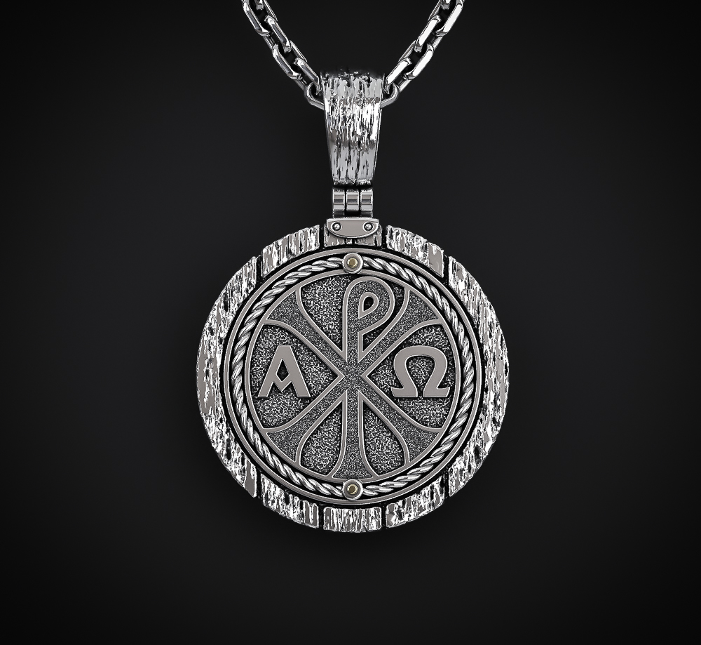CROWN OF THORNS - Jesus Christ Pendant | Jewelry 3D Model STL — view 4