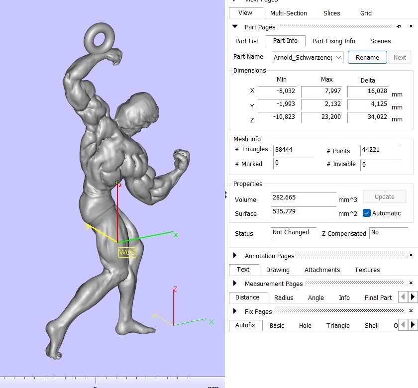 Iconic Bodybuilder Pose Pendant STL — view 8