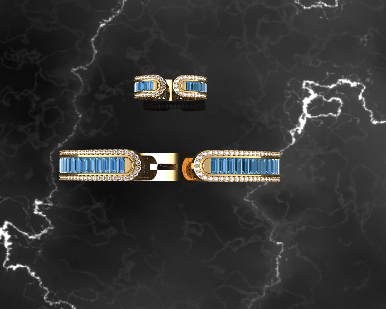 bracelet and ring — view 2