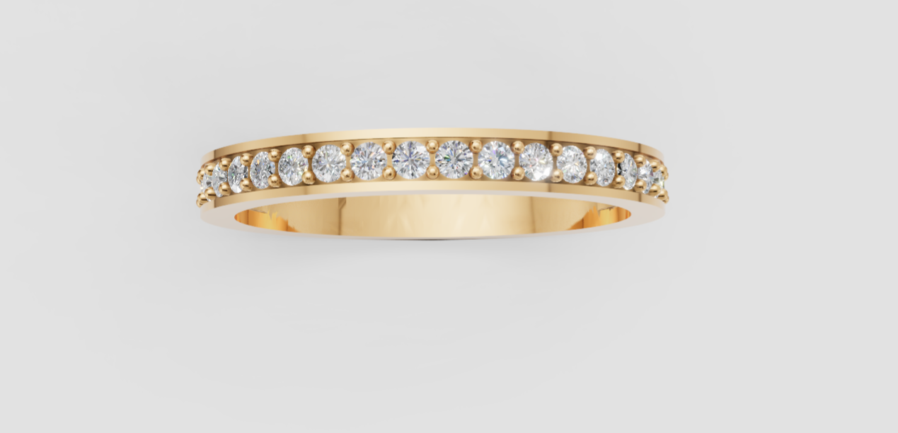 Half-Eternity Diamond Ring Pack — view 8