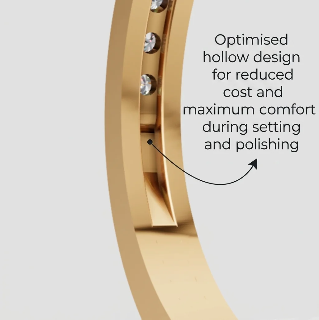 Half-Eternity Diamond Ring Pack — view 3