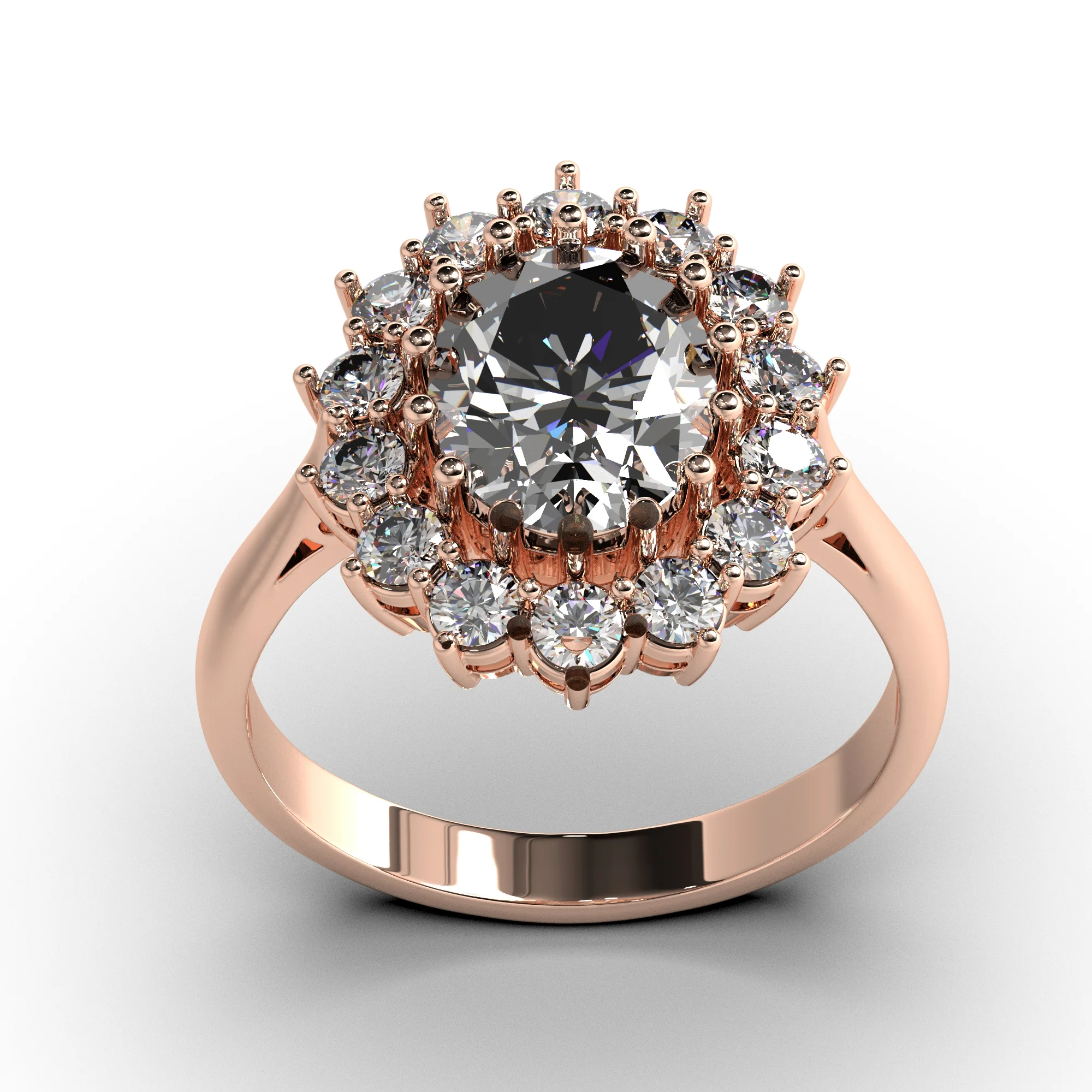 Princess Diana Ring with diamonds — view 7