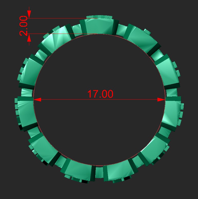 The Ten Commandments Ring | Christian Jewelry 3D Model STL — view 2