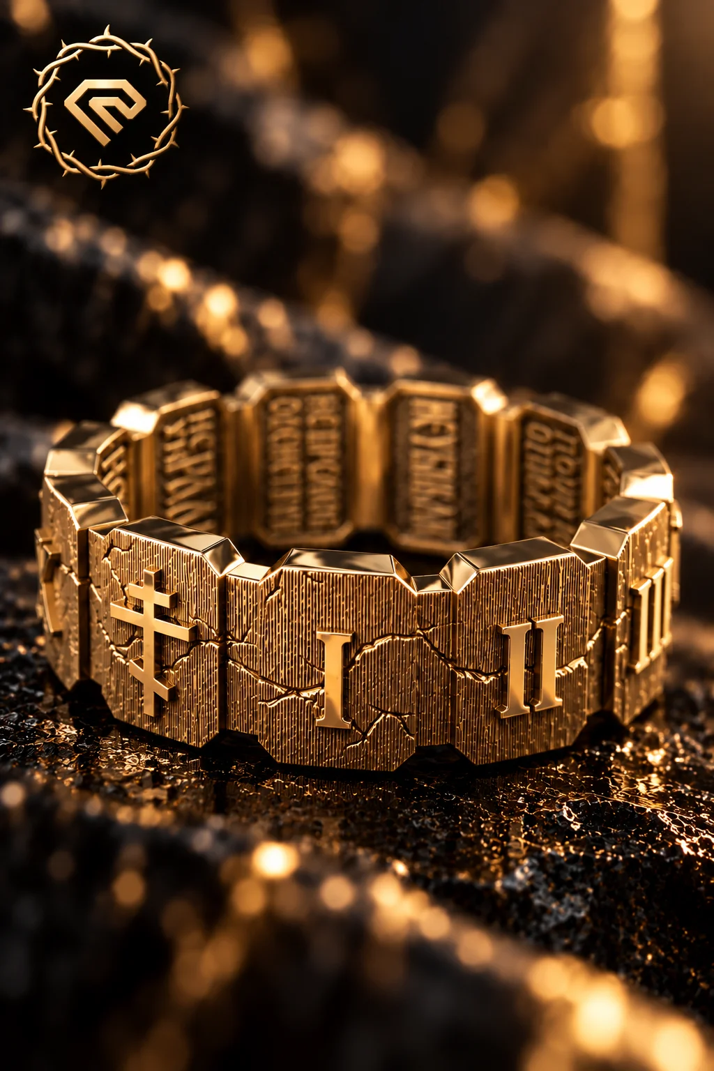 The Ten Commandments Ring | Christian Jewelry 3D Model STL