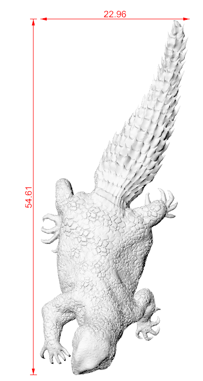Detailed Crocodile Reptile Scale Pendant — view 7