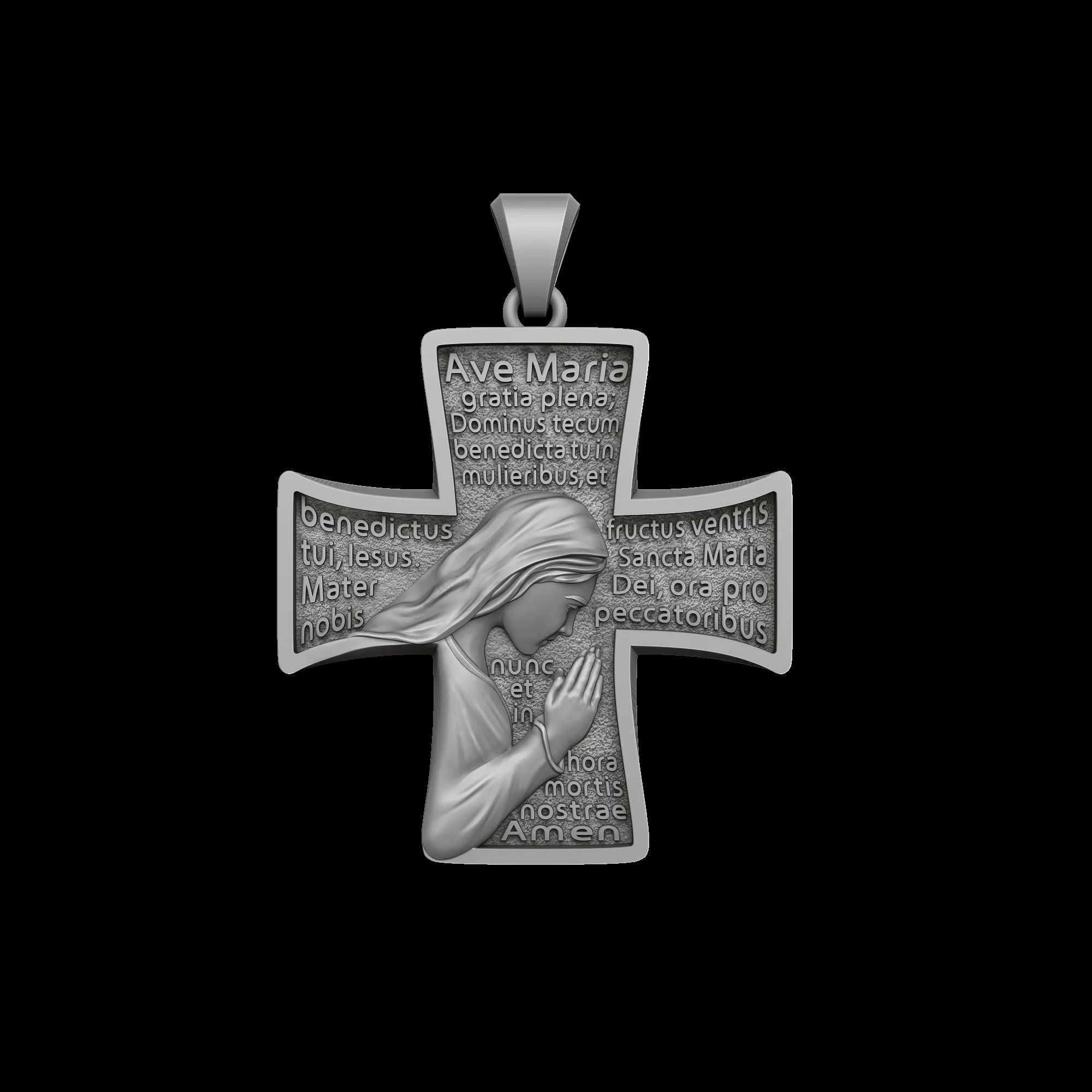 Pendant With Praying Holy Mary — view 8