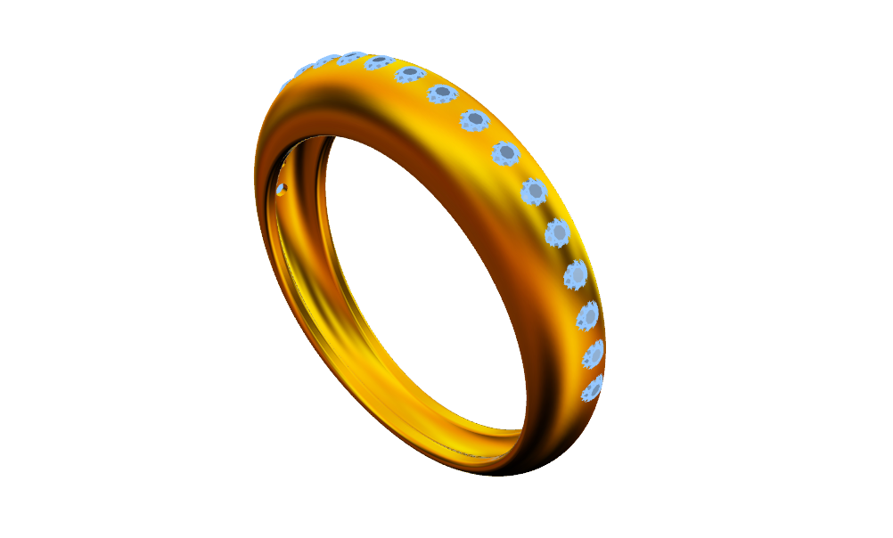 bombay diamonds ring — view 6