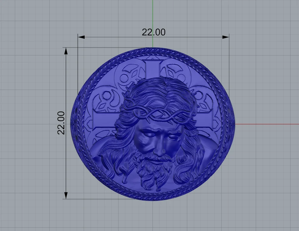 Jesus Christ Crown of Thorns Signet Ring — view 8
