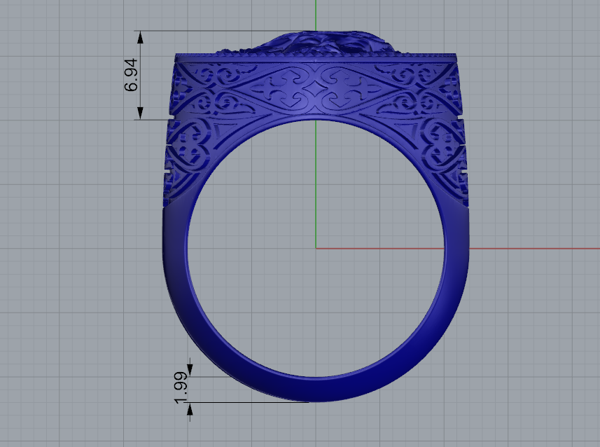 Jesus Christ Crown of Thorns Signet Ring — view 7